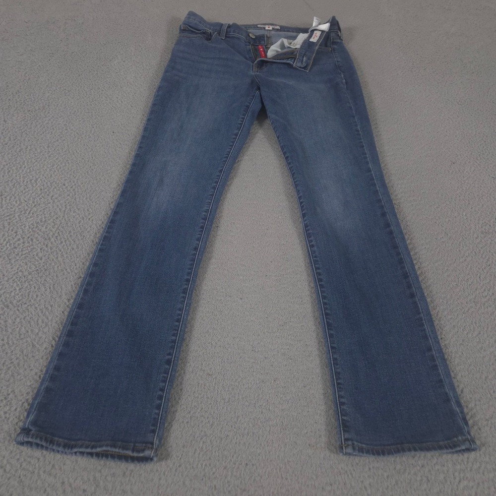 Lucky Brand Jeans Womens 8/29 Blue Sweet Straight Leg Mid Rise Stretch Denim